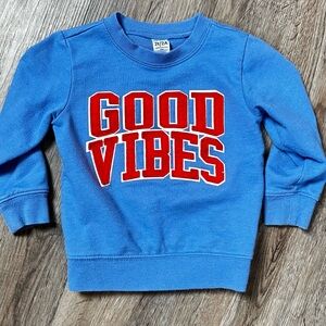 Carter's Blue and Red Graphic Sweatshirt